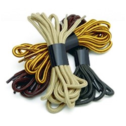 Mack Round Shoe Laces in Taupe